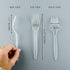 Plasticpro Clear Plastic Forks Disposable Cutlery Utensils, 50 Count