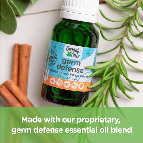 Immune Organic Chix Alcohol Free Hand Sanitizer - Made in USA, Antibacterial Sanitizer from Pure Plant Based Essential