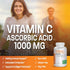 Vitamin C 1000 mg Premium Non-GMO Ascorbic Acid, 100 Tablets - Supports Immune System and Antioxidant Protection