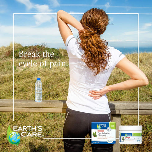Earth's Care Pain Relieving Ointment, Triple Action Muscle and Joint Cream, 1 Count