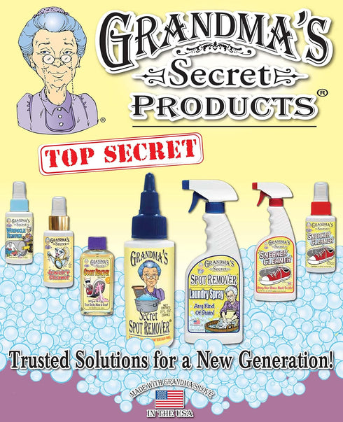 Grandma's Secret Spot Remover Laundry Spray, Chlorine and Toxin-Free Stain Remover for Clothes, 16 Oz, 3 Pack