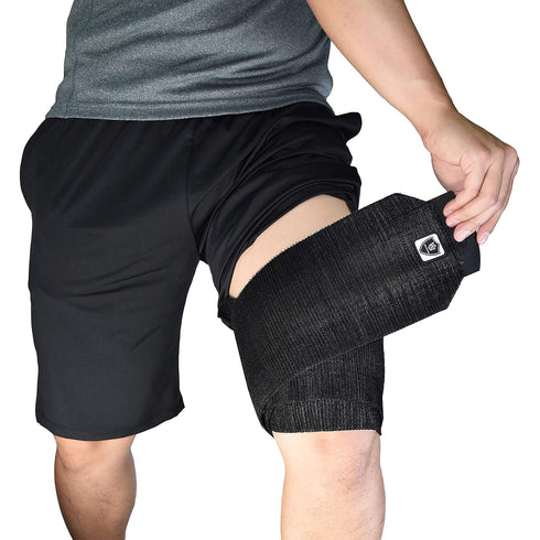 Vital Salveo Elastic Breathable Leg Hamstring Wrap, Compression Bandage Brace Support Straps for Pain Relief (1PC)