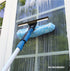 Unger 10” Professional Squeegee & Scrubber - 2-in-1 Window Cleaning Tool for Commercial & Residential Use