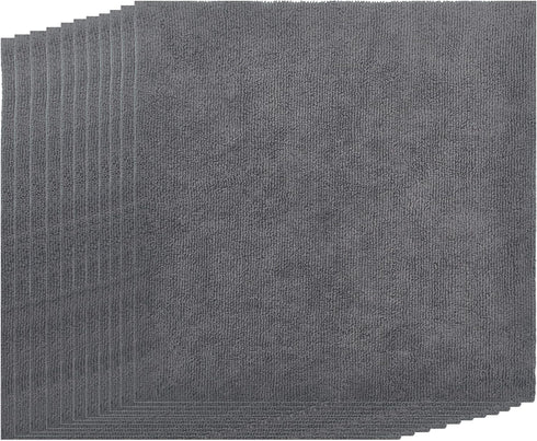Microfiber Multipurpose Cleaning Cloths-50PK, Softer Highly Absorbent, Lint Free Streak Free for House, Kitchen, Car, Window Gifts(12in.x12in.) by TTpn