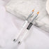 LWBTOSEE 5PCS Nail Ombre Brush Set, Nail Art Painting Pen Brush for UV Gel Polish Gradient Color