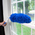 Unger Connect and Clean Microfiber Duster with Pivoting Handle, Compatible with Telescopic Poles for Cleaning