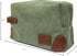 Vetelli Vintage Canvas Toiletry Bags, Waterproof Dopp Kits for Travel (Marco, Green)