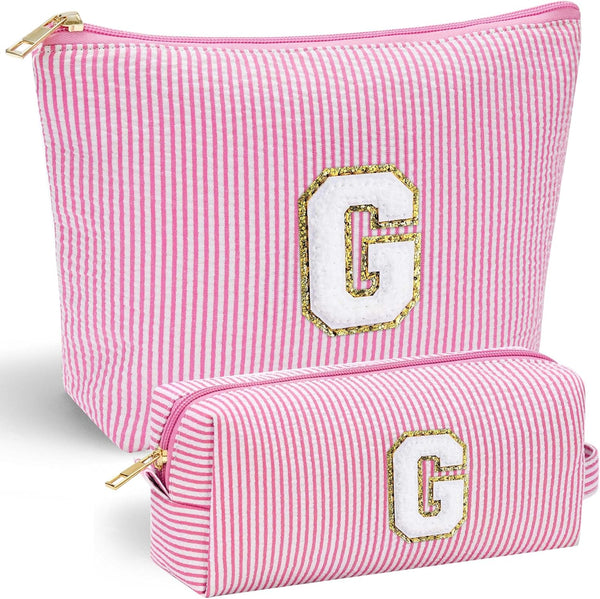 Unique Pink Makeup Bag, Travel Toiletry Bag for Girls, Birthday Gifts for Women, Makeup Storage Bag