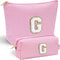 Unique Pink Makeup Bag, Travel Toiletry Bag for Girls, Birthday Gifts for Women, Makeup Storage Bag