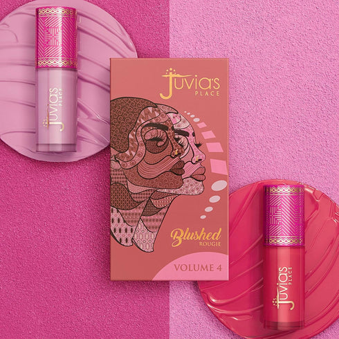 Juvia's Place Blushed Liquid Blush - CoralRose Dewy Tint Cheeks Makeup, Long Lasting Soft Creamy Natural Finish.