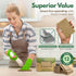 Biodegradable Scrubbing Pads for Dishes - Pack of 12 Coconut Fiber Non-Scratch Scouring Pads