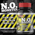 N.O. Monster Nitric Oxide Booster with L-Arginine – Extreme Pumps for Strength, 120 Capsules, Made in USA