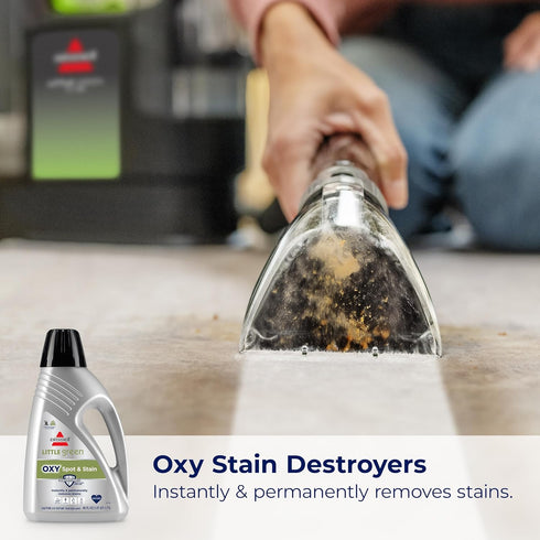 BISSELL Little Green OXY Spot & Stain Formula, 60 oz, 20386 for Portable Carpet Cleaners