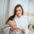 Wooden Bristle Paddle Hair Brush - 10.25" Length, 3.5" Width - Eco Friendly Wood Handle