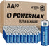 Powermax 60-Count AA Batteries, Ultra Long Lasting Alkaline Battery, 10-Year Shelf Life, Reclosable