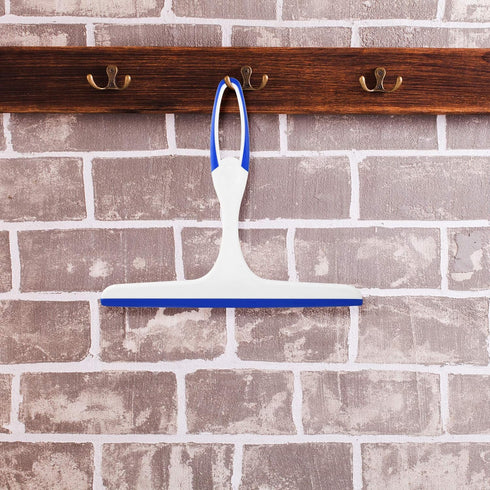 2 Pcs Shower Squeegee for Glass Doors, Car Window Windshield Cleaner Tool with Hook for Bathroom and Tile