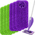 Aifacay Reusable Mop Pads, 6 Pack - Compatible with Swiffer Wet Jet Mop, Wet & Dry Use Replacement Pads