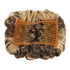 SWACC Short Messy Curly Dish Hair Bun Extension with Easy Stretch Combs Clip in Ponytail Hairpieces (Dark Blond Brown