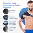 Sports Laboratory Shoulder Brace for Men and Women, Shoulder Support, Compression, Immobilizer for Pain Relief