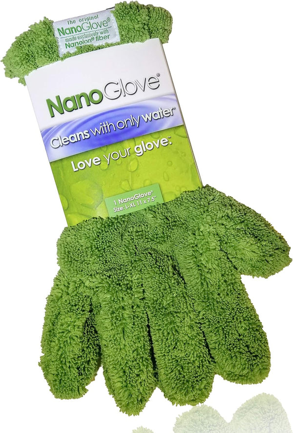 Nano Glove - Green Household Kitchen Cleaning Hand Glove, All Purpose Surface Cleaner for Windows and Dusting