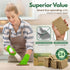 Biodegradable Scrubbing Pads for Dishes - 24 Pack Coconut Fiber Non Scratch Scouring Pads for Pots and Pans