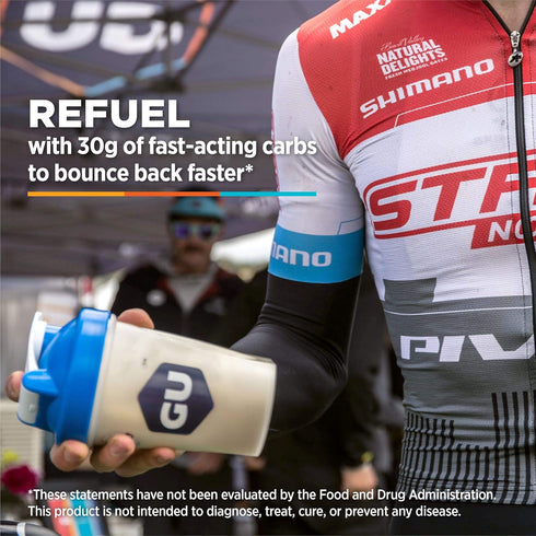 GU Energy Roctane Ultra Endurance Protein Recovery Drink Mix, Gluten-Free, 15-Serving Pouch, Vanilla Bean