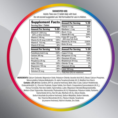 Centrum Silver Women's Multivitamin for Women 50 Plus - 200 Ct, Non-GMO, Supports Memory and Cognition