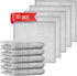 10pcs Double Layer Wire Dishcloth, Non-Scratch Multipurpose Cleaning Rags for Sinks, Pots, Pans, and Counters