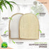 Premium Exfoliating Loofah Glove Pad Body Scrubber (2 Pack) Made of Natural Egyptian Shower Loufa Sponge