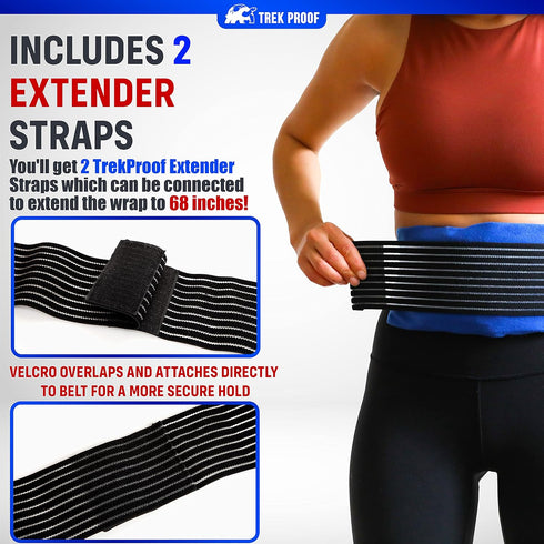 Ice Pack Set (3-Piece) – Reusable Hot and Cold Gel Wrap for Injury Recovery, Alleviate Joint Pain