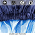 Satin Bonnet Hair Bonnet for Sleeping - Slouchy Beanie Hat for Women's Natural & Curly Hair, Navy