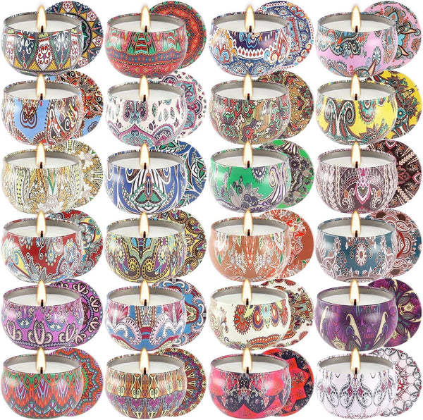 Wfmolcand 24 Pack Scented Candles Gift Set for Women, 2.5 oz Aromatherapy Candle
