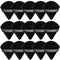 Patelai 15 Pcs Triangle Powder Puff, Ultra Soft Pure Cotton Makeup Puffs, Washable Face Velour for Cosmetic Foundation
