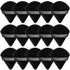 Patelai 15 Pcs Triangle Powder Puff, Ultra Soft Pure Cotton Makeup Puffs, Washable Face Velour for Cosmetic Foundation