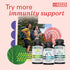 Zhou Thyroid Support Complex with Iodine, Energy & Brain Fog Support with Vitamin B12, 60 Capsules, Gluten-Free
