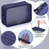Weewooday 4 Pcs Mesh Makeup Bag, Travel Toiletry Pouch with Zipper, Mini Portable Cosmetic Bag for Daily Accessories