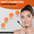 Advanced Oral Care Activated Charcoal Toothbrush - 5 Pack Soft Bamboo Bristle for Gentle Cleaning