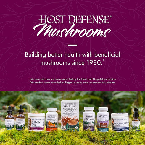 Host Defense Turkey Tail Capsules - 30 Capsules for Digestive Health & Immune Response Support Supplement*