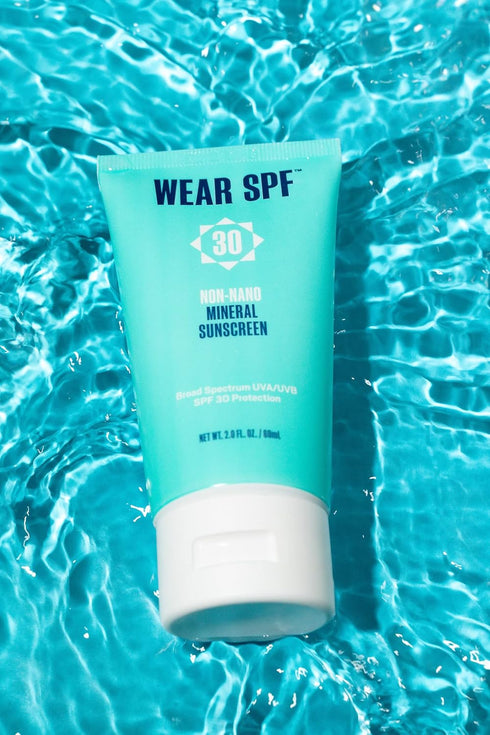 Non-Nano Mineral Sunscreen SPF 30, Broad-Spectrum, Reef-Safe, Zinc Oxide Lotion for Face and Body, 2 oz