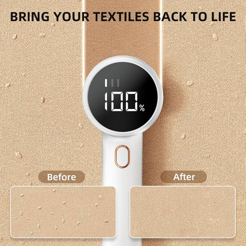 Fabric Shaver, Electric Lint Remover, Rechargeable Sweater Defuzzer to Remove Pilling, Battery Operated, 6-blade,