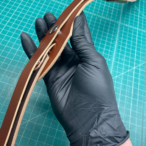 Infi-Touch (100 Lite & Tough Black Nitrile Glove, Lite Duty, Powder Free Gloves)