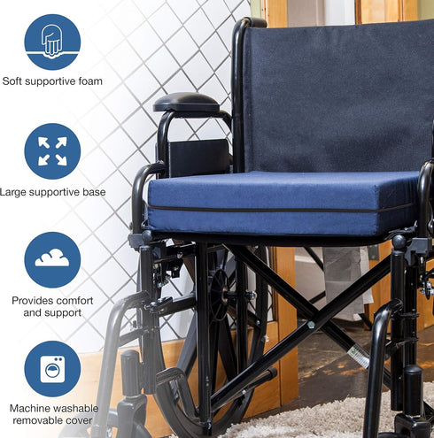Tailbone 4 DMI Seat and Chair Cushion for Office Chairs, Wheelchairs, Scooters, Kitchen Chairs or Car Seats