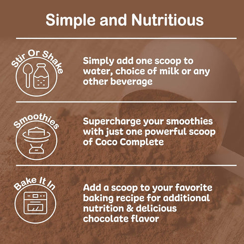 Immune 30 Coco Complete by New Vitality System and Boosting Superfood Powder Supplement, Energy Support, Sugar Free