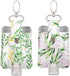 Hand Sanitizer Holder Keychain Set of 2 - Premium Vegan Leather Keychains