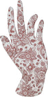 Malcolm's Miracle Henna Moisturizing Gloves - Lasts 2 Years, Made in The USA, Medium Size