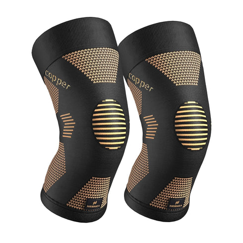 NEENCA Copper Knee Brace for Women and Men, Knee Compression Sleeve for
