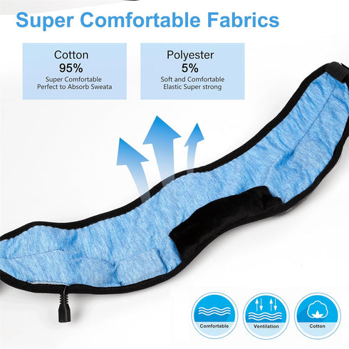 Sleep Headphones Bluetooth Eye Mask, Joseche Wireless Bluetooth 5.2, Handsfree Sleeping Mask with Built-in Speakers
