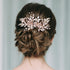 Oriamour Hair Side Combs with 2 Set Hair Pins, Bridal Hair Accessories Wedding Headpiece Set (Gold)
