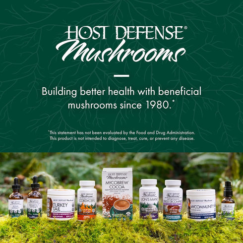 Host Defense Chaga Extract, Immune System Support Supplement, 1 fl oz