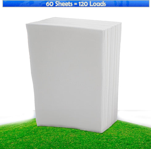 Laundry Detergent Sheets, 120 Large Sheets - Fresh Linen Scent, No Plastic Jug, Lightweight, Convenient for Travel